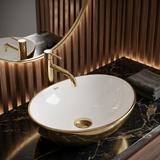 Rea Sofia galda virsmas izlietne Zelta / balta