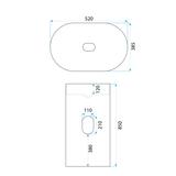 Freestanding Conglomerate washbasin DOLCE