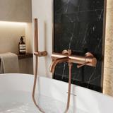 Bathroom faucet Rea Lungo Diamond Brush Copper