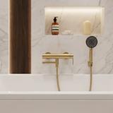Bath mixer Rea Arcos Brushed Gold