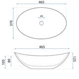 Умывальник на столешницу Rea Leona