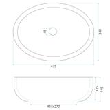 Vasque à poser Rea Shila