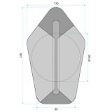 Wandlampe LED G030-W  GOLD