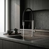 Robinet de cuisine Rea Viera nickel Brush