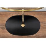 Umywalka nablatowa Rea Royal 60 Black Mat