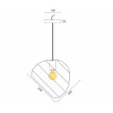 Hängelampe Kugel APP381-1CP