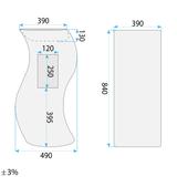 Vasque autoportante REA Melody
