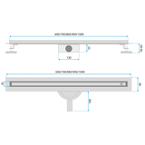 Odpływ Liniowy REA NEOX SLIM PRO brush copper 70