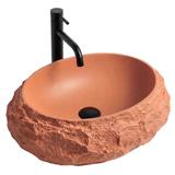 Countertop Basin Rea Mika Terracotta