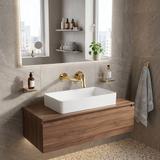 Mitigeur de lavabo encastrable REA VISION Gold + BOX