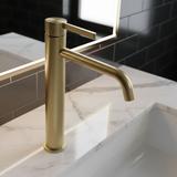 Bathroom faucet Rea Foster Brush Gold High
