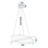 Лампа G136-CP 50cm GOLD