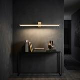 Kinkiet łazienkowy LED SWE048-1W 80 cm Złoty Szczotkowany