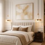 Kristall-Hängelampe LED LHJ099-CP GOLD