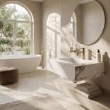 Wall-hung washbasin REA Aresa Cold Jade 60