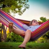 Hamak 2-osobowy z poprzeczką 80cm 480145A YELLOW