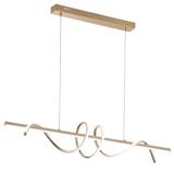 LAMPA WISZĄCA LED G065-CP Złota