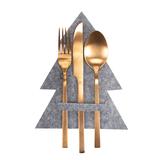 Pokrowiec na sztućce Świateczny 6 szt KF370-6