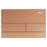 Plaque de commande WC K011A-Q Rea T Brush Copper/Brushed Rose Gold