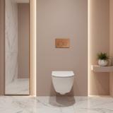 Toilet Flush Button Rea I K011A-Q Copper Brush