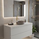 Aufsatzwaschbecken Rea Sami Beige Shiny