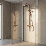 Set Doccia Rea Arcos brush copper