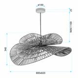 Deckenlampe BOHO APP1738-1CP 80CM