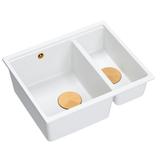 évier en granit Logan 150 White