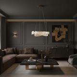 Deckenleuchte LED G138-CP 50cm Gold