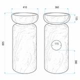 Свободностояща мивка REA Cheri