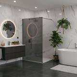 Kabina prysznicowa Walk-In Rea Flexi Grey / Tytan 80