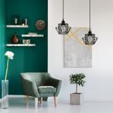 Deckenlampe APP941-1CP Set Black 36cm