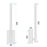 Wandlampe LED APP1799-W Gold