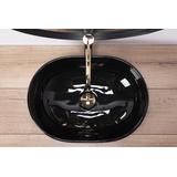 Умивальник на стільницю Rea Amelia Black чорна