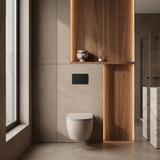 Dugme za okvir za WC školjku Rea HD K011A-Q i Slim 024N Black