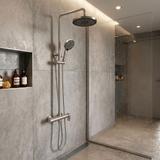 Conjunto de ducha Rea Hunter Brush Nickel