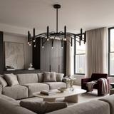 Lampa Sufitowa APP1196-15CP Czarna