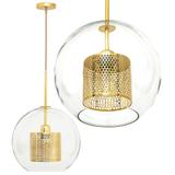 Hängelampe Glas Gold loft APP556-1CP 30 cm