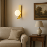 APP1758-1W Wandleuchte, Gold/Weiß