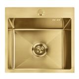 Zlewozmywak stalowy REA Leo 40 Złoty szczotkowany