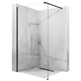 Dušo ekranas Rea Aero Black Mat 120