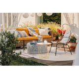 Druciany stolik kawowy Twins Gold Rozmiar M