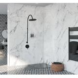 Rea Lugano paslēptas dušas komplekts melns +BOX