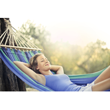 Hamak 1-osobowy z poprzeczką 80cm 480144B BLUE