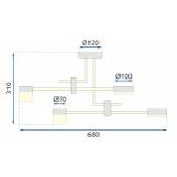 Lampe Led APP1001-4C