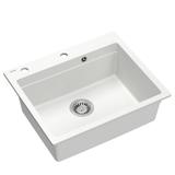гранитная мойка KURT 110 WORKSTATION White