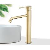 Bathroom faucet Rea Lungo L.Gold High