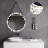 Scáthán Bhabhta LED Crochta ar Stráip 80cm 105