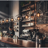 Пендел Black/Loft APP557-1CP 20cm