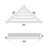 Police do koupelny SF07 brush copper